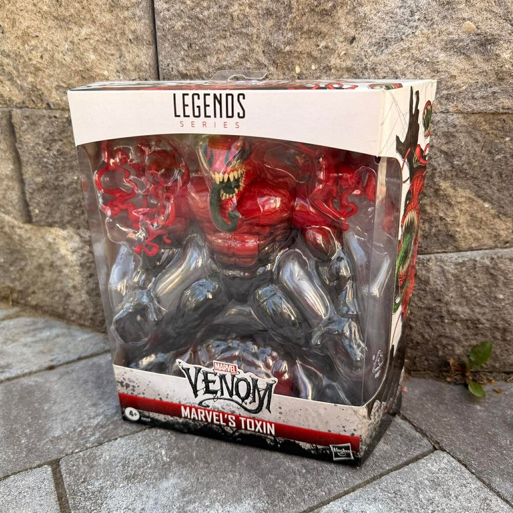 Marvel Legends Toxin Deluxe Action Figure Venom Series Spider-Man Hasbro New